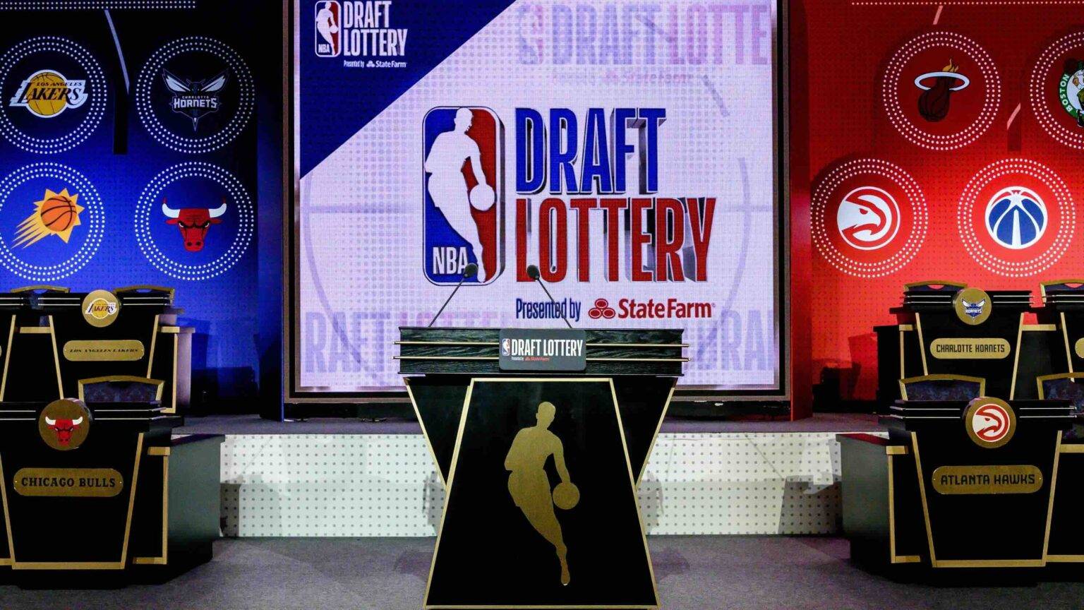 The 2024 NBA Draft Lottery will determine the first pick at 300 PM.